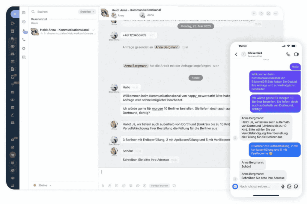SMS Versand aus dem CRM